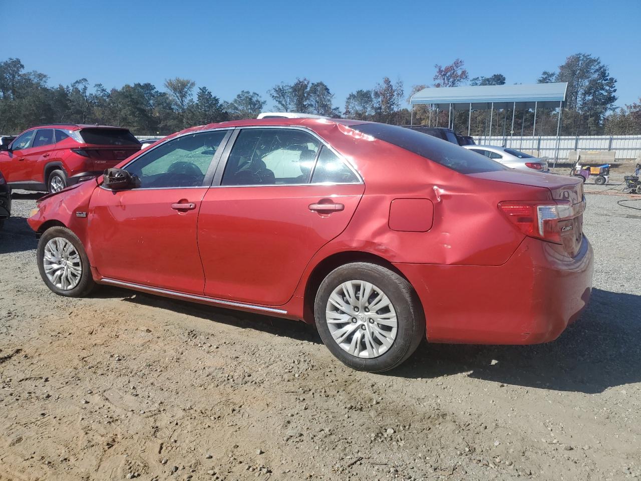 2013 Toyota Camry VIN 4T1BF1FKXDU670350 Copart auction photo, rollover damage thumbnail 2