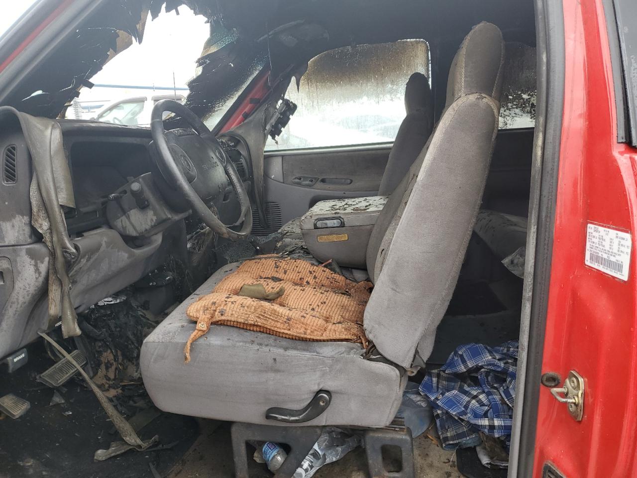 1997 Dodge RAM VIN 3B7HC13Z6VG829670 Copart auction photo, burn - interior damage thumbnail 7