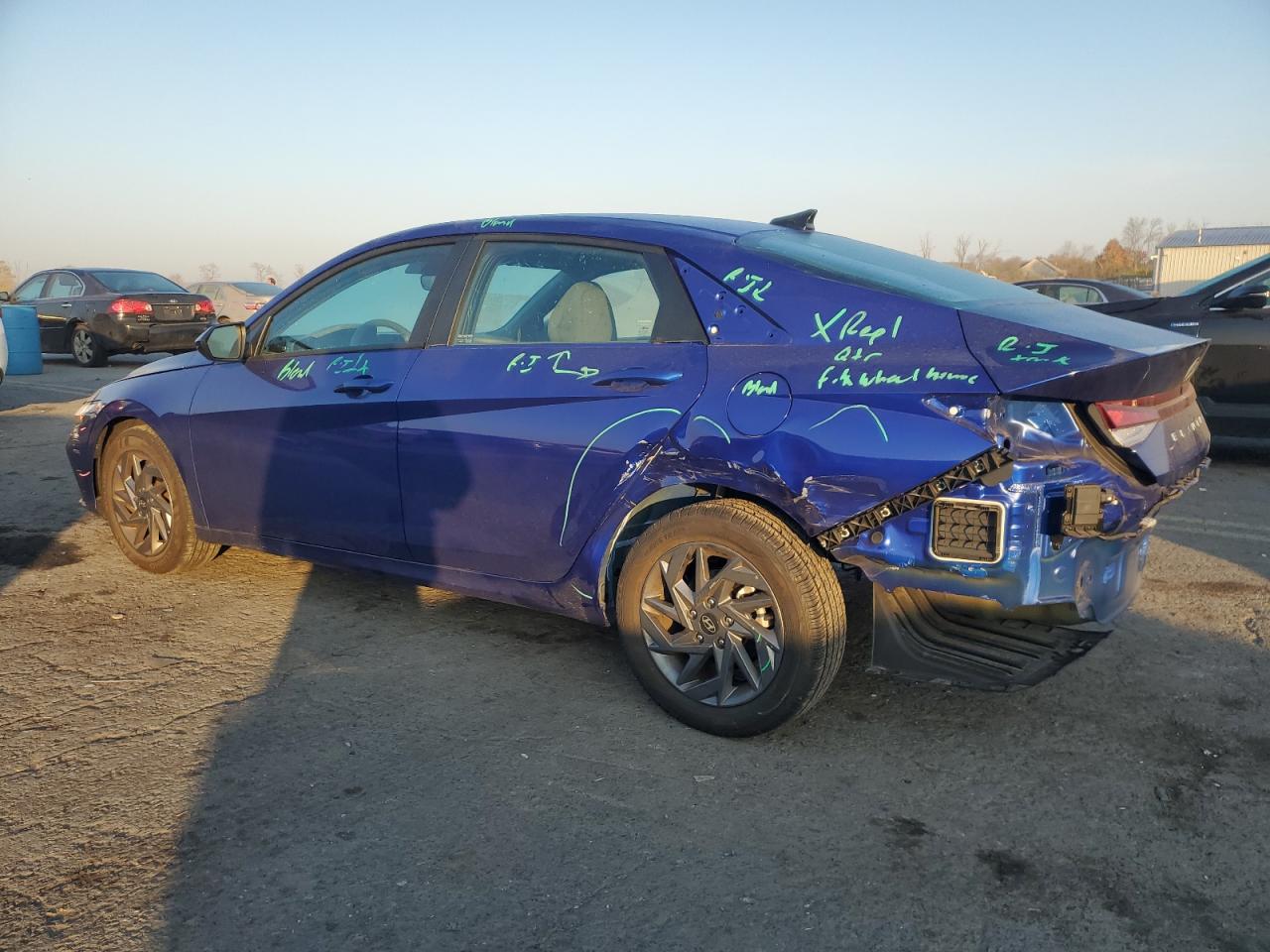 2024 Hyundai Elantra VIN KMHLM4DG8RU690761 Copart auction photo, rear end / front end damage thumbnail 2