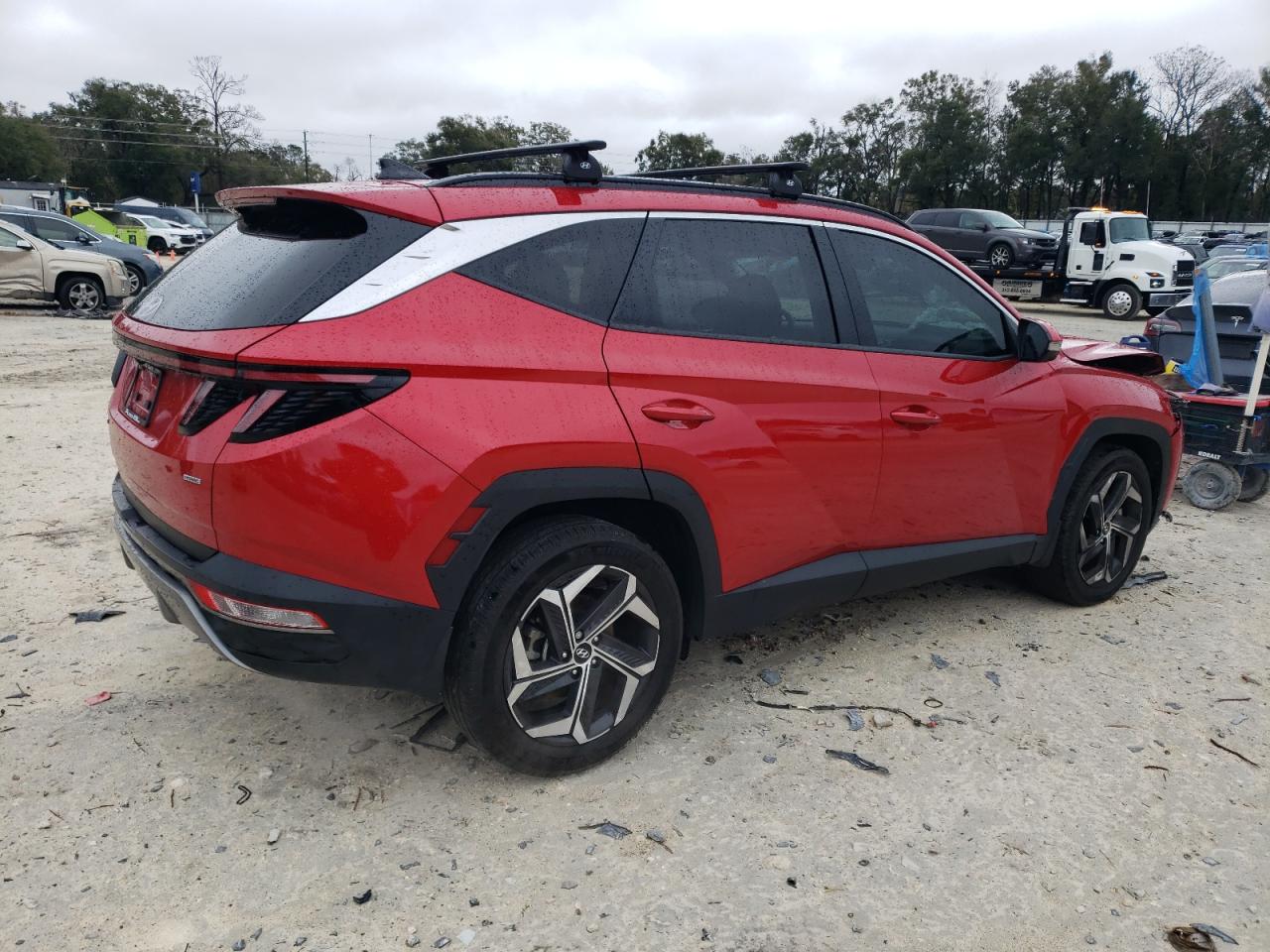 2022 Hyundai Tucson VIN 5NMJECAE3NH150824 Copart auction photo, front end / minor dent/scratches damage thumbnail 3