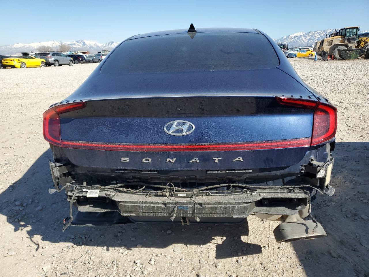 2020 Hyundai Sonata VIN 5NPEL4JA5LH043865 Copart auction photo, rear end damage thumbnail 6
