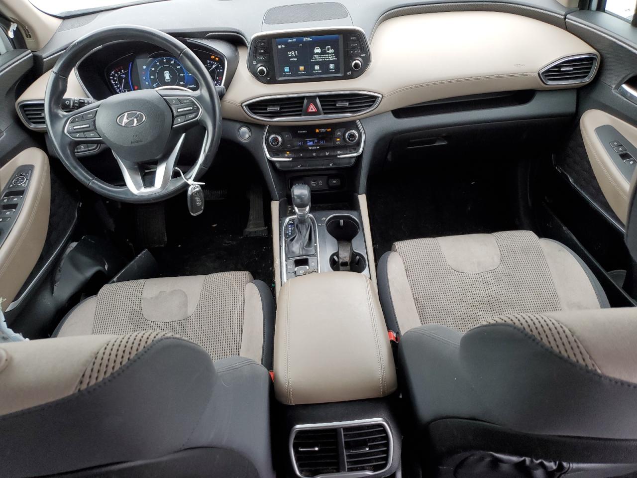 2019 Hyundai Santa Fe VIN 5NMS33AD1KH055952 Copart auction photo, side damage thumbnail 8