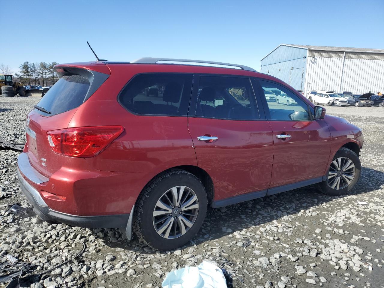 2017 Nissan Pathfinder VIN 5N1DR2MM4HC608447 Copart auction photo, front end damage thumbnail 3