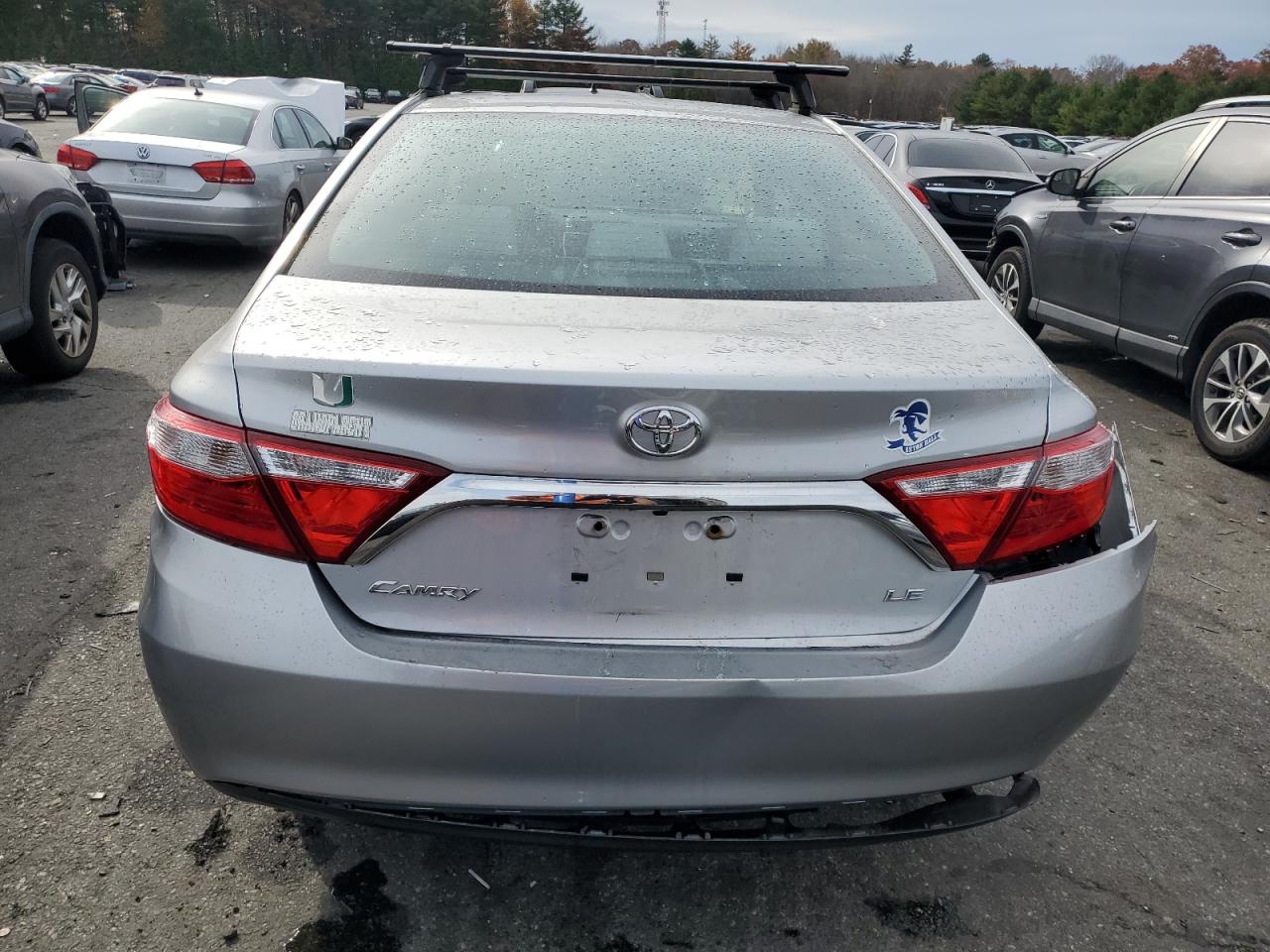 2016 Toyota Camry VIN 4T4BF1FK3GR571203 Copart auction photo, rear end / side damage thumbnail 6
