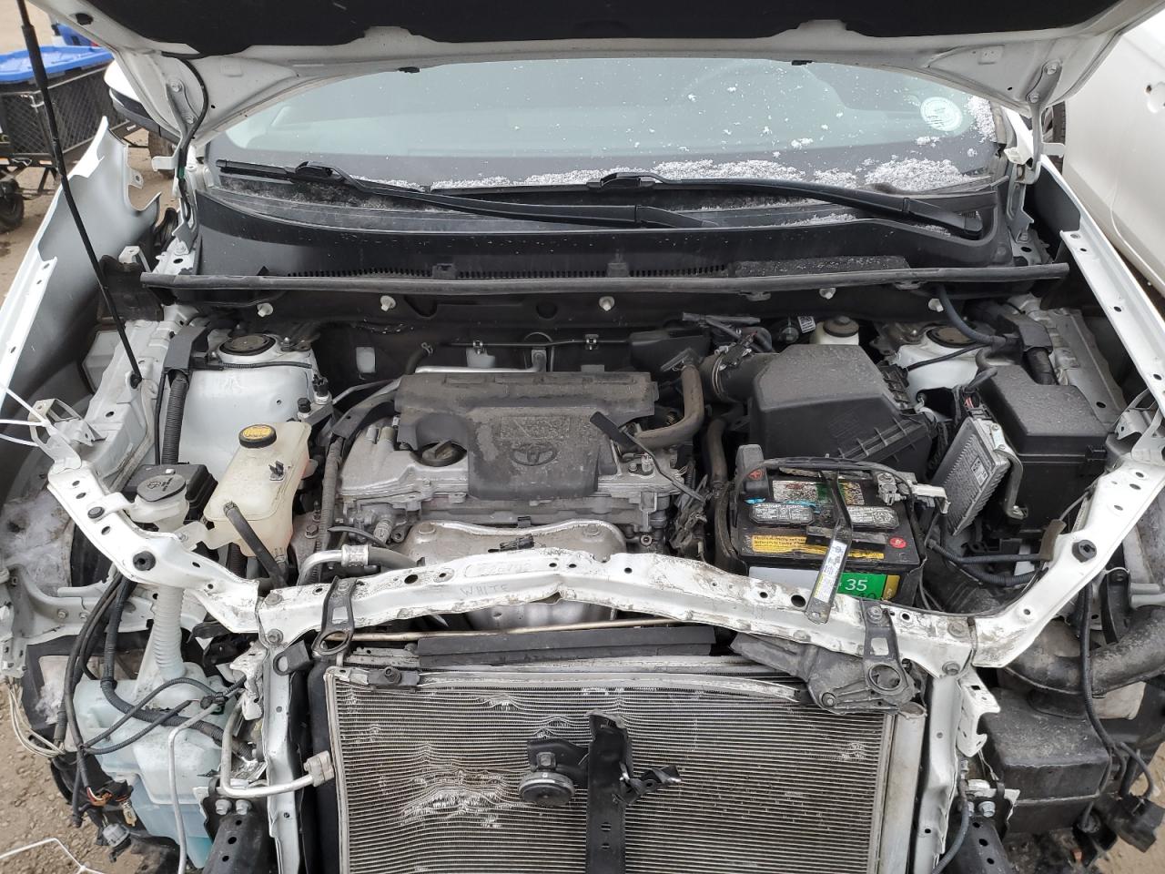 2014 Toyota RAV 4 VIN 2T3WFREV5EW122664 Copart auction photo, front end damage thumbnail 12