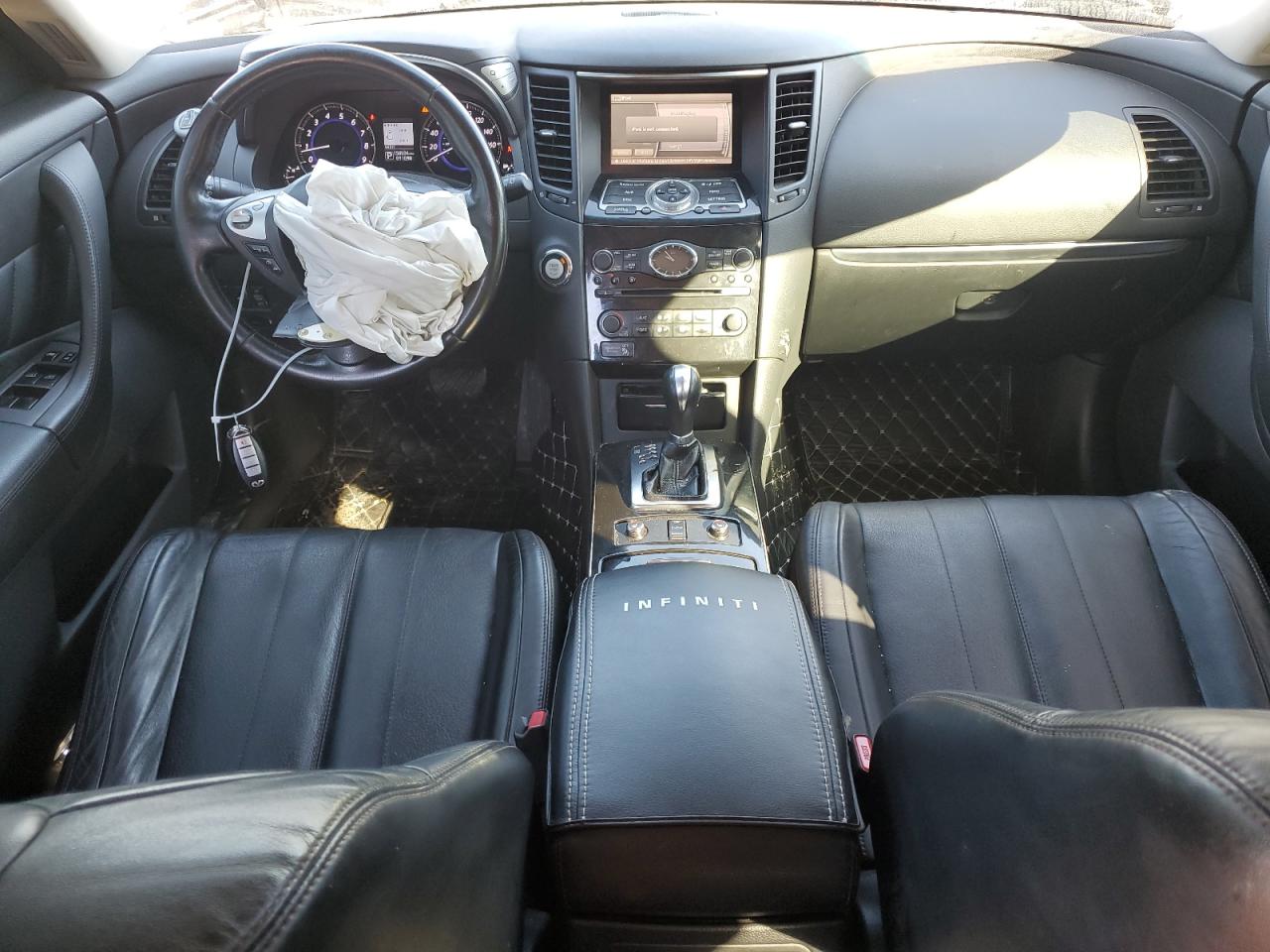 2017 Infiniti QX70 VIN JN8CS1MU9HM143774 Copart auction photo, front end / minor dent/scratches damage thumbnail 8