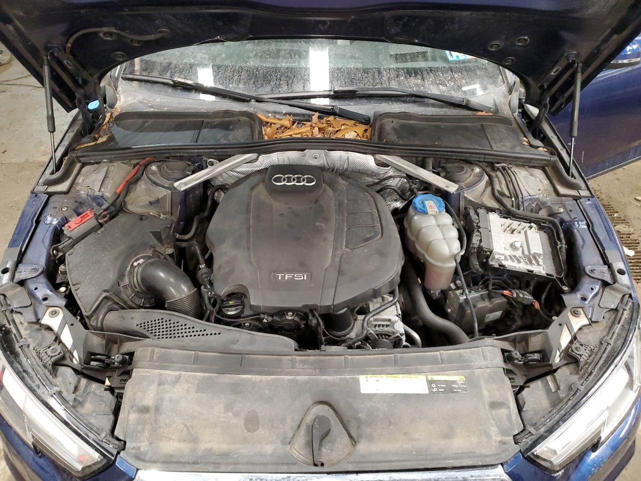 2017 Audi A4 VIN WA19NAF45HA045847 Copart auction photo, front end / mechanical damage thumbnail 12