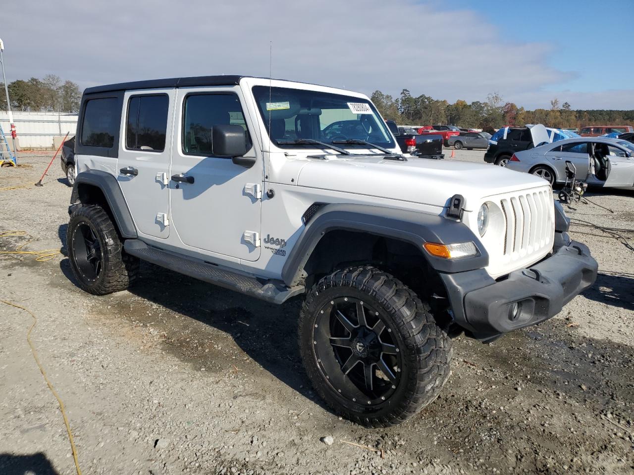 2020 Jeep Wrangler VIN 1C4HJXDN3LW220684 Copart auction photo, rear end damage thumbnail 4