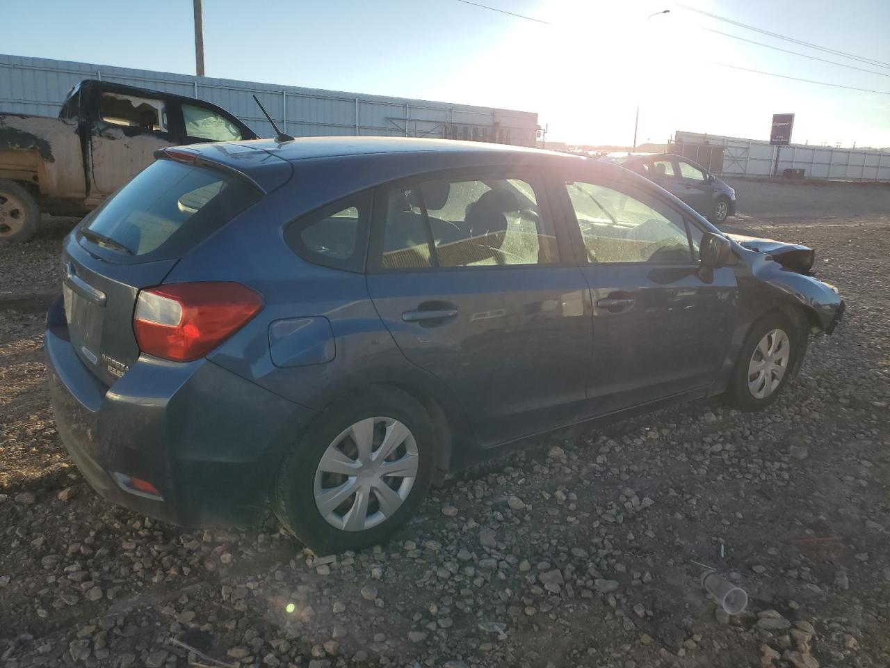 2012 Subaru Impreza VIN JF1GPAA63CH232669 Copart auction photo, front end / side damage thumbnail 3