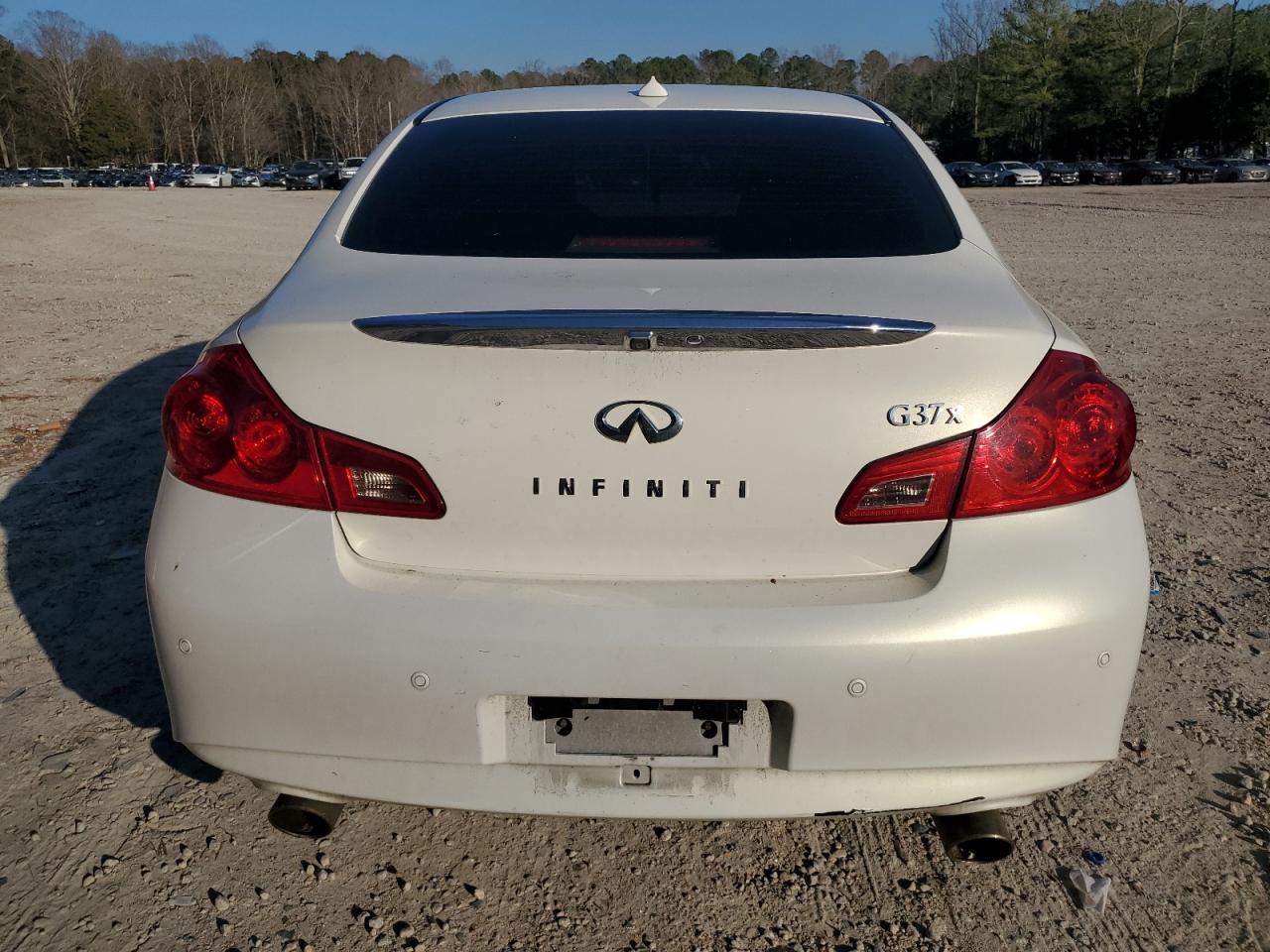 2013 Infiniti G VIN JN1CV6AR8DM757065 Copart auction photo, front end damage thumbnail 6