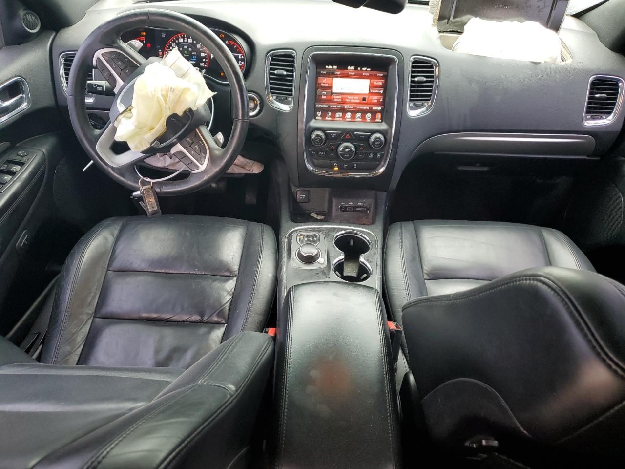 2015 Dodge Durango VIN 1C4RDHDG3FC222556 Copart auction photo, front end / side damage thumbnail 8