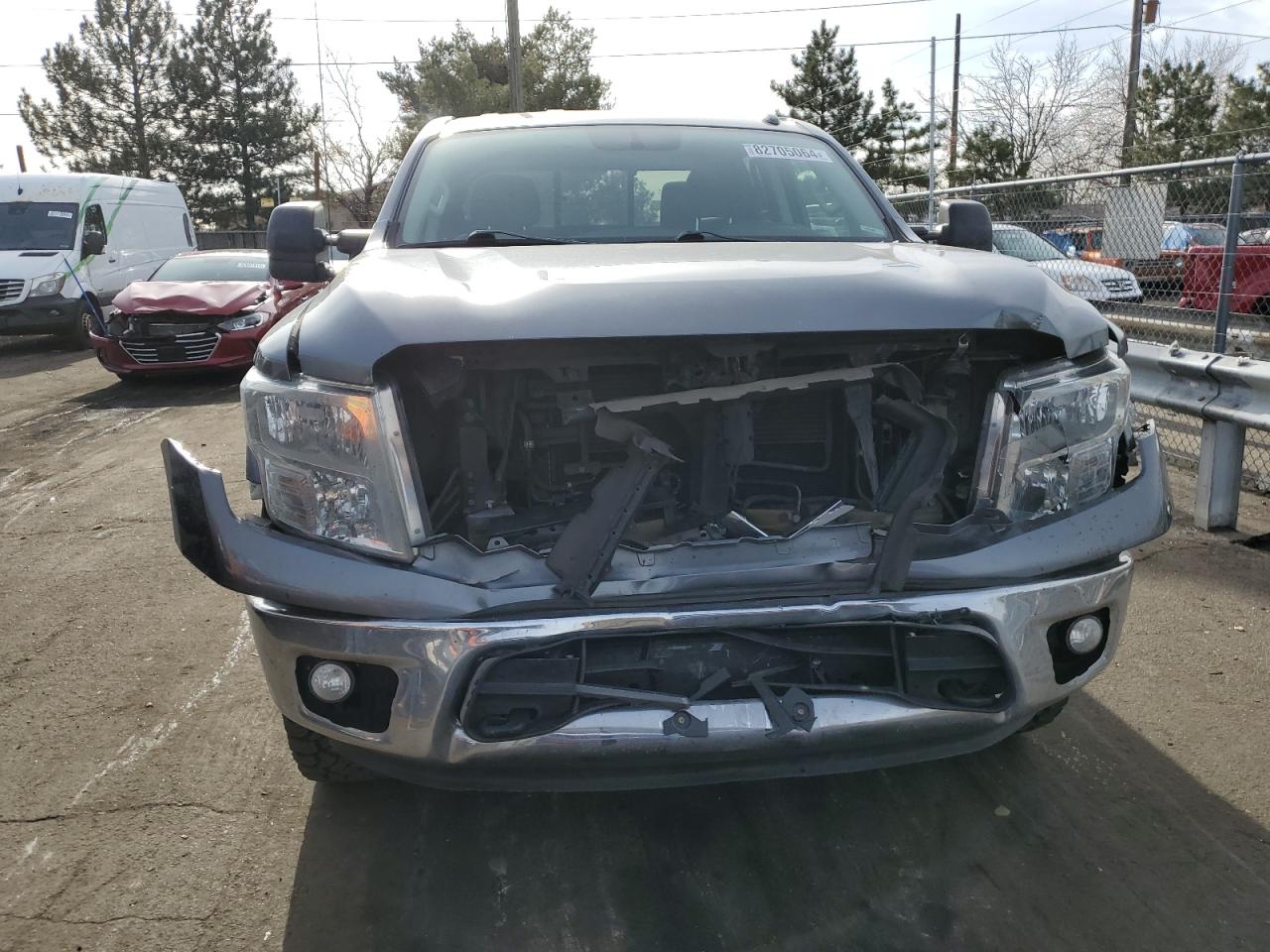 2017 Nissan Titan VIN 1N6AA1EJ9HN518161 Copart auction photo, front end damage thumbnail 5