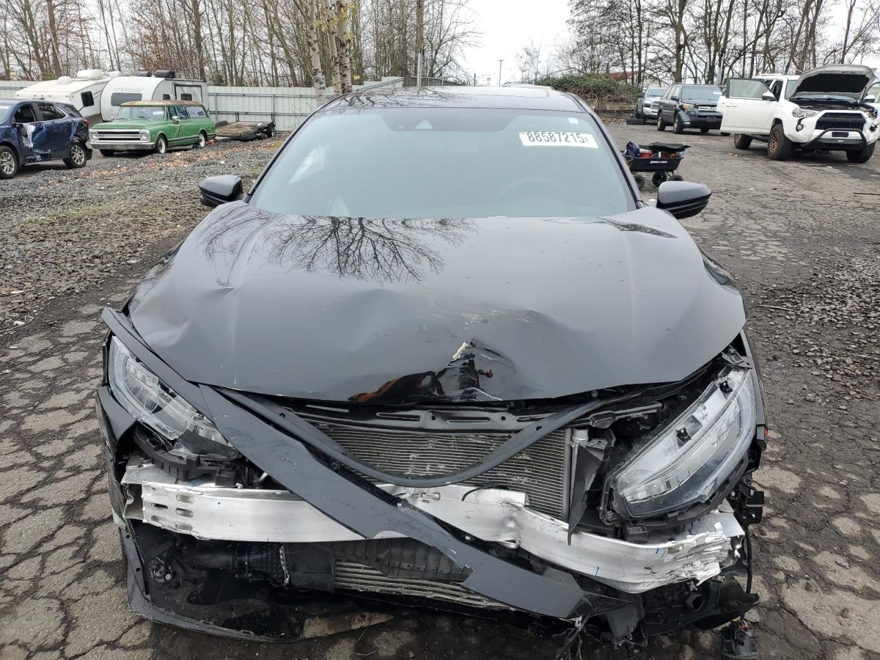 2018 Honda Civic VIN SHHFK7H97JU404768 Copart auction photo, front end damage thumbnail 5