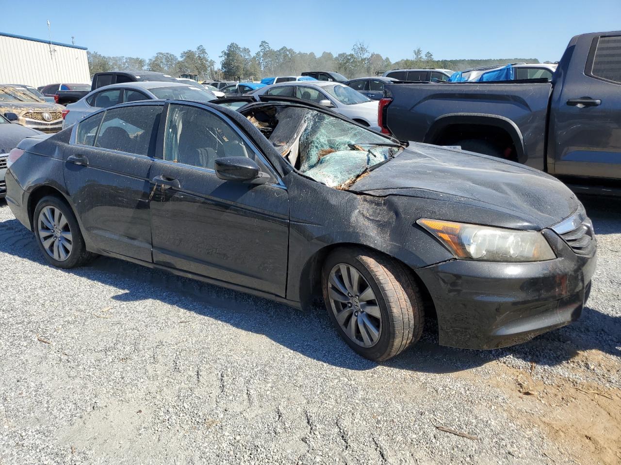 2012 Honda Accord VIN 1HGCP2F77CA004569 Copart auction photo, all over damage thumbnail 4