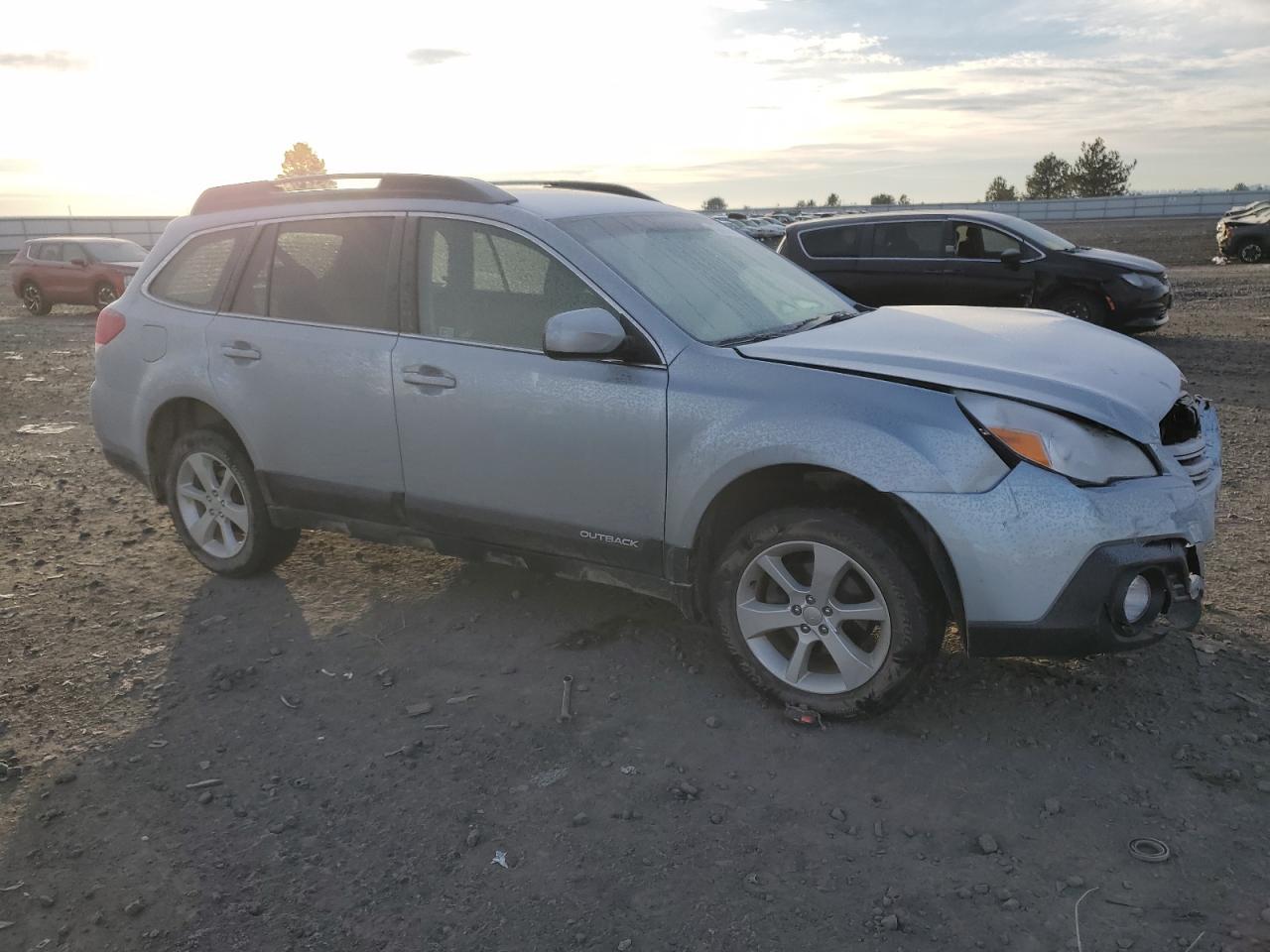 2013 Subaru Outback VIN 4S4BRBCC4D3270171 Copart auction photo, front end / side damage thumbnail 4