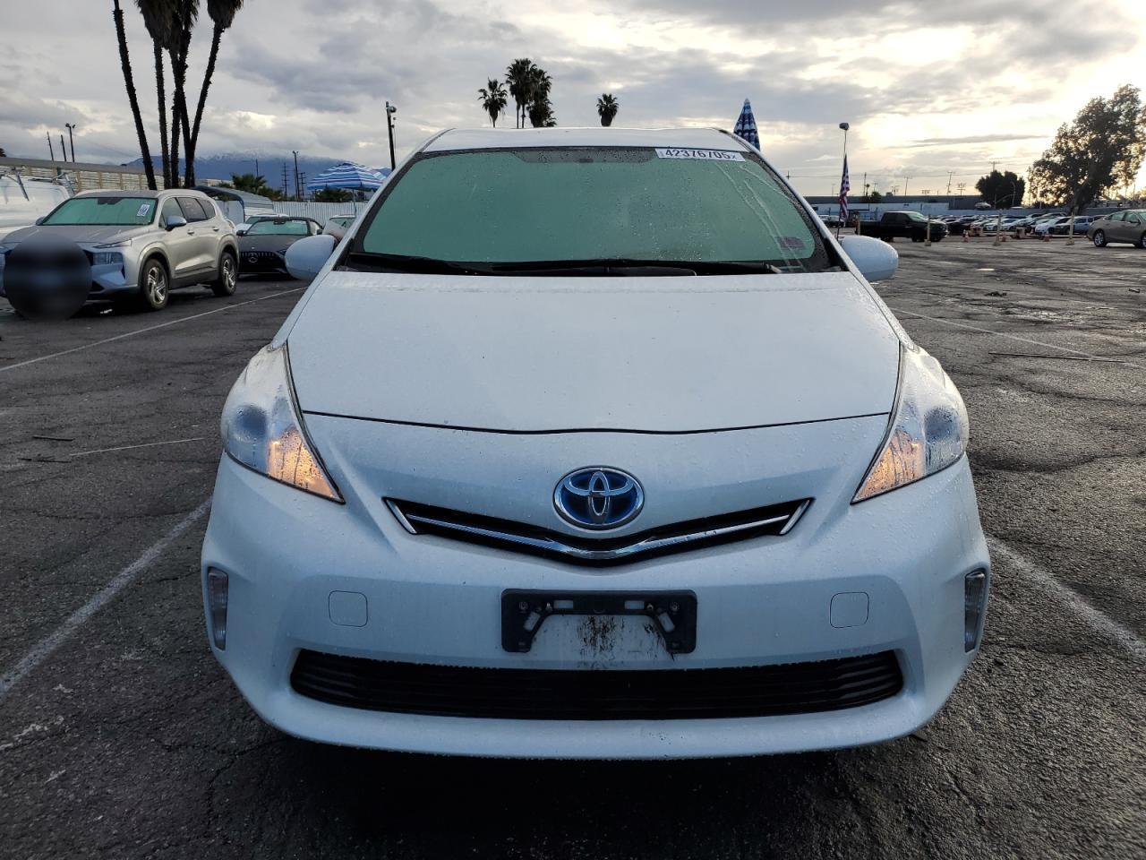 2014 Toyota Prius VIN JTDZN3EU6EJ010877 Copart auction photo, burn damage thumbnail 5