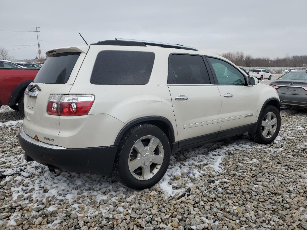 2008 GMC Acadia VIN 1GKEV33738J148011 Copart auction photo, rear end damage thumbnail 3