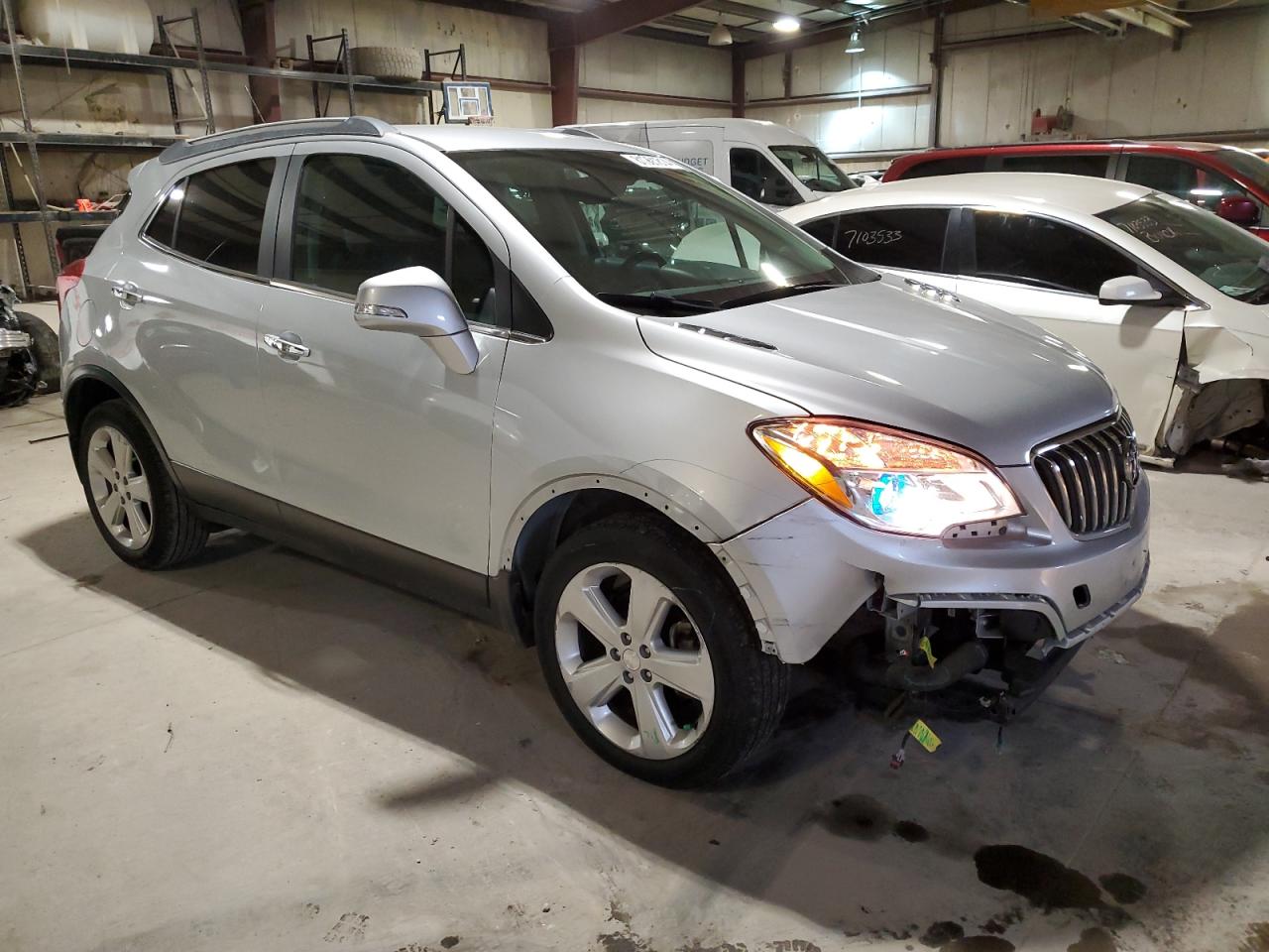 2015 Buick Encore VIN KL4CJCSB0FB189816 Copart auction photo, front end / minor dent/scratches damage thumbnail 4