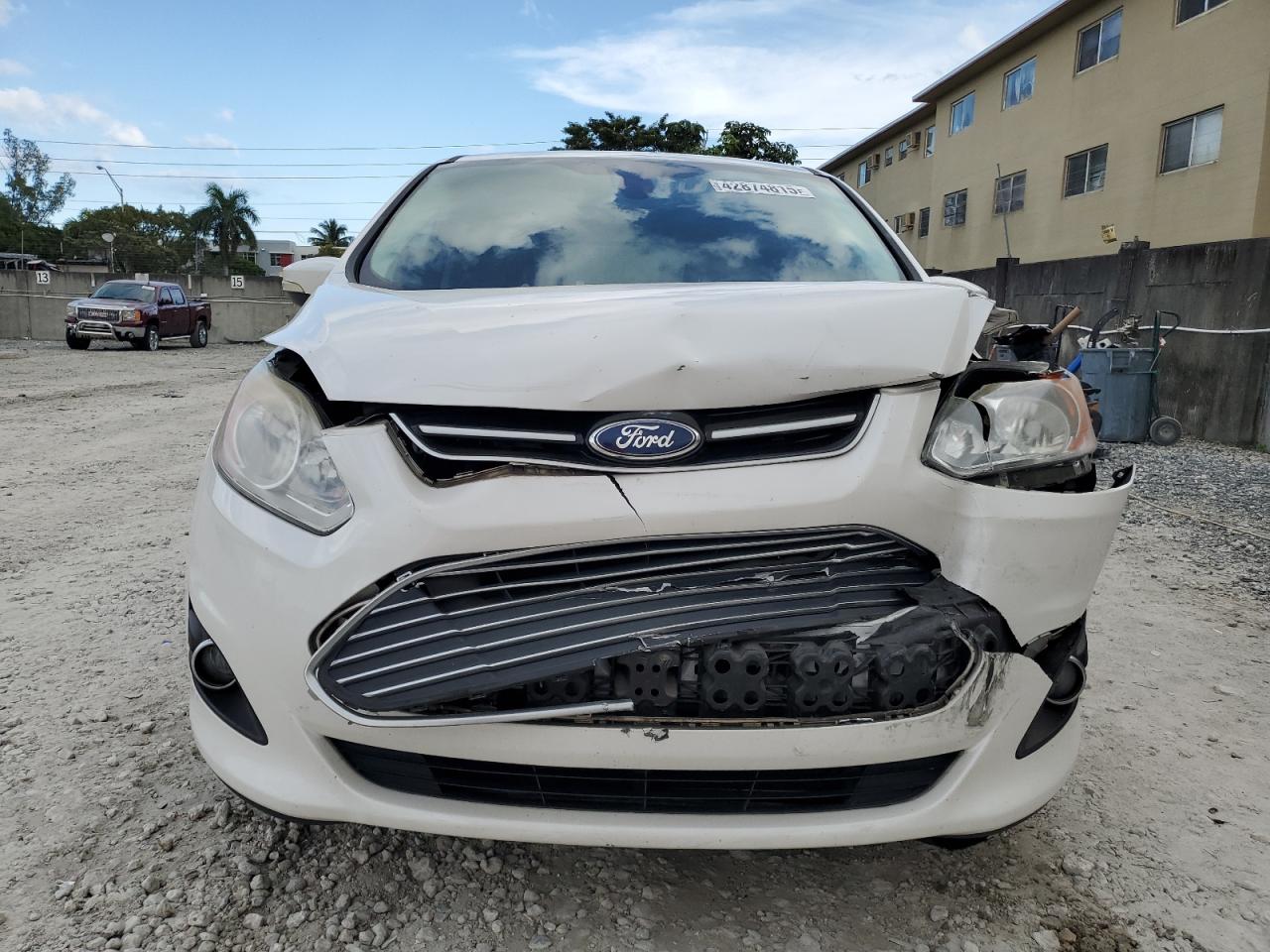 2014 Ford C-MAX VIN 1FADP5CU1EL512077 Copart auction photo, front end damage thumbnail 5