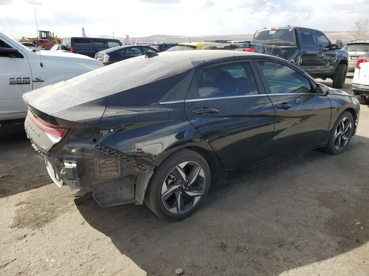 2023 Hyundai Elantra VIN 5NPLP4AG2PH112159 Copart auction photo, rear end damage thumbnail 3