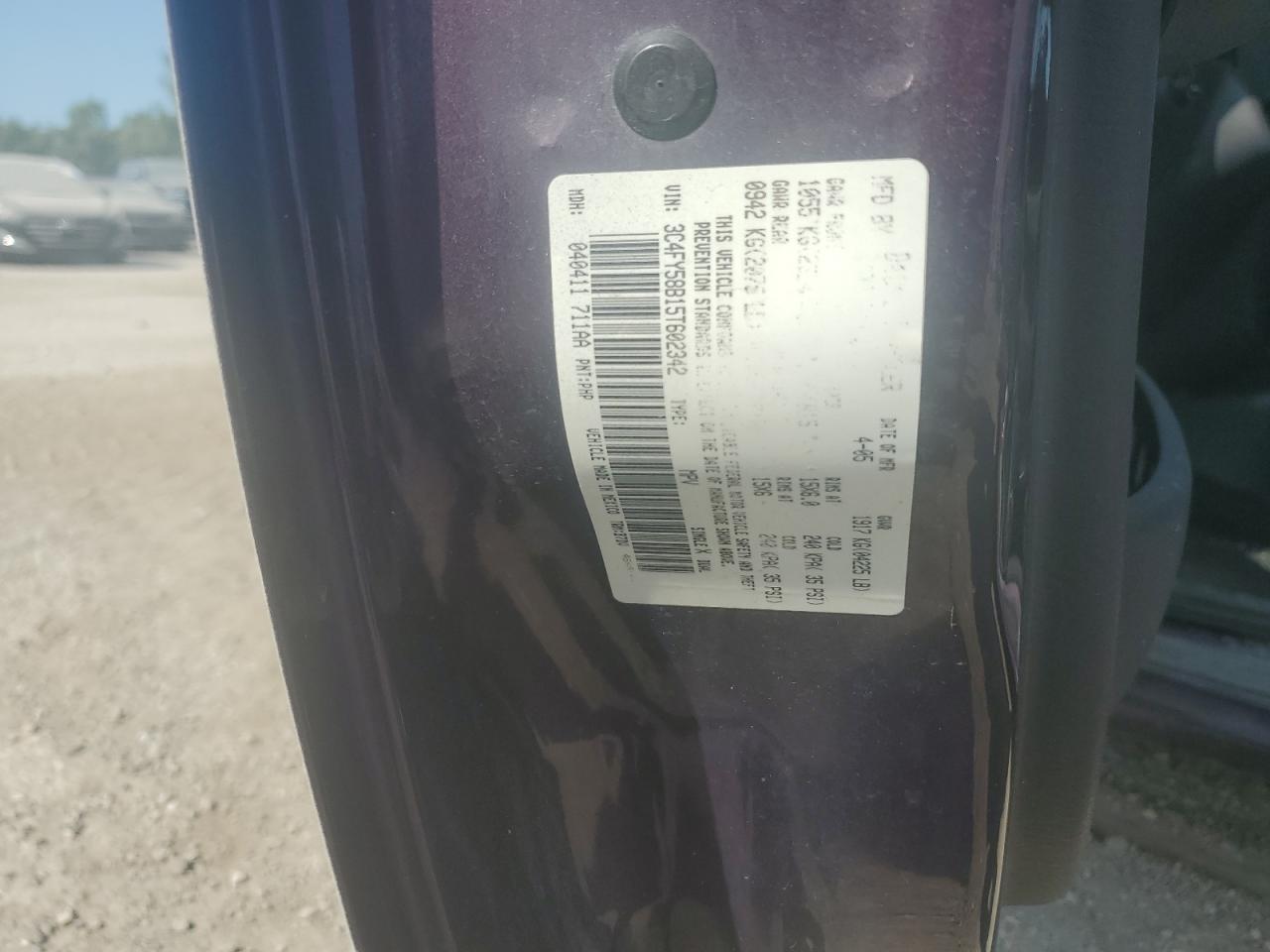 2005 Chrysler PT Cruiser VIN 3C4FY58B15T602342 Copart auction photo, water/flood / minor dent/scratches damage thumbnail 13