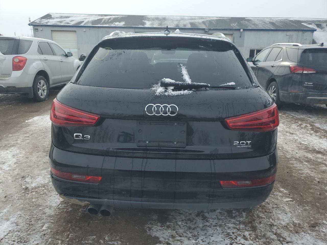 2016 Audi Q3 VIN WA1EFCFSXGR008122 Copart auction photo, front end / side damage thumbnail 6