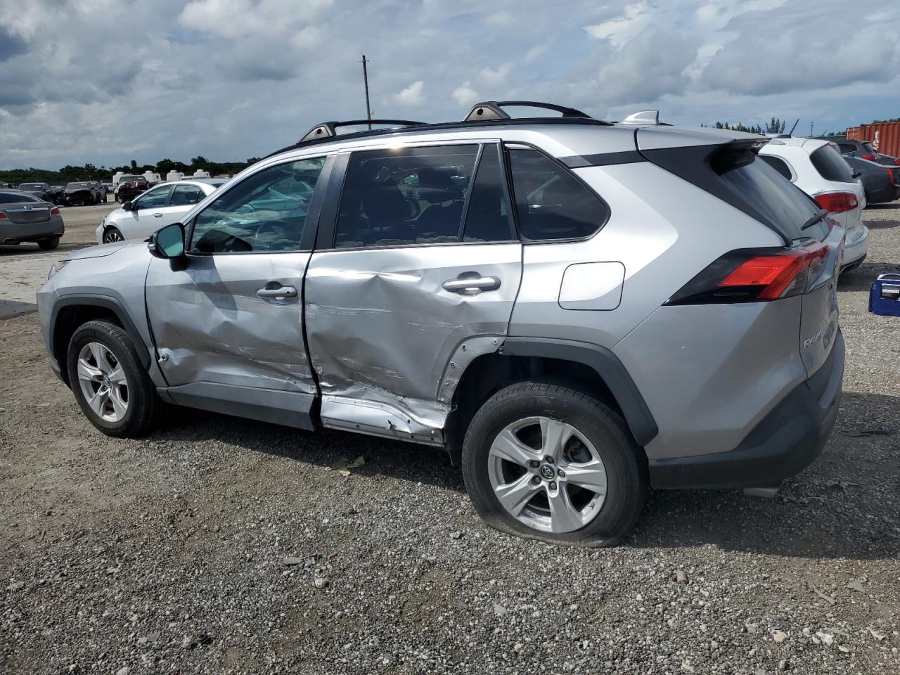 2019 Toyota RAV 4 VIN 2T3W1RFV5KW050177 Copart auction photo, all over damage thumbnail 2
