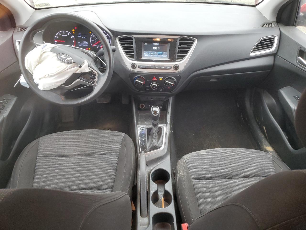 2020 Hyundai Accent VIN 3KPC24A68LE116298 Copart auction photo, undercarriage / front end damage thumbnail 8