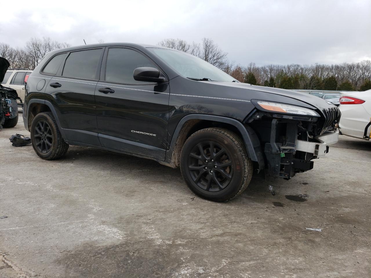 2015 Jeep Grand Cherokee VIN 1C4PJLABXFW658315 Copart auction photo, front end / hail damage thumbnail 4