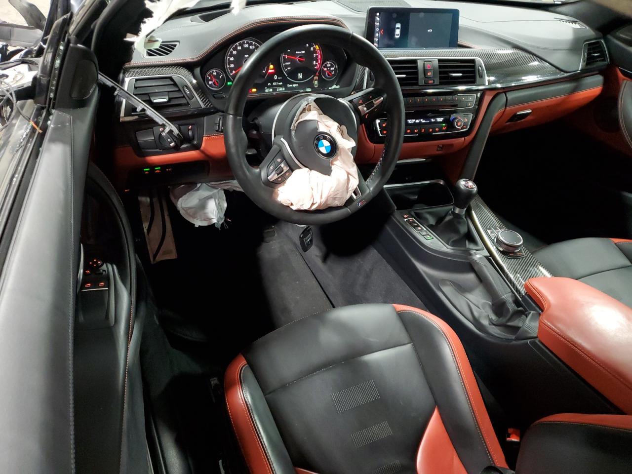 2020 BMW M4 VIN WBS4Y9C03LFJ62967 Copart auction photo, front end / side damage thumbnail 8