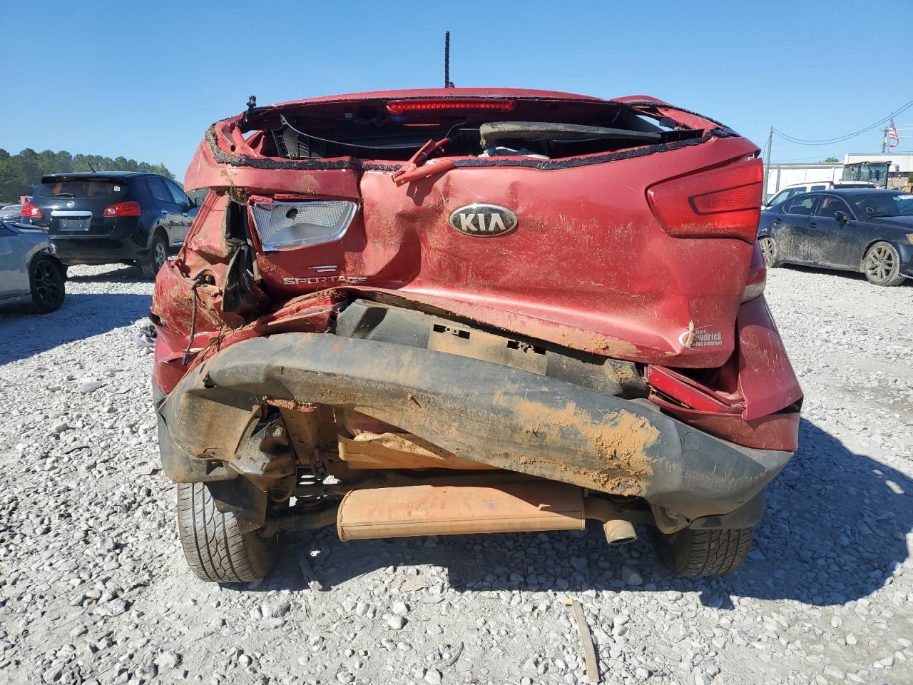 2015 KIA Sportage VIN KNDPB3AC1F7715565 Copart auction photo, rollover / all over damage thumbnail 6
