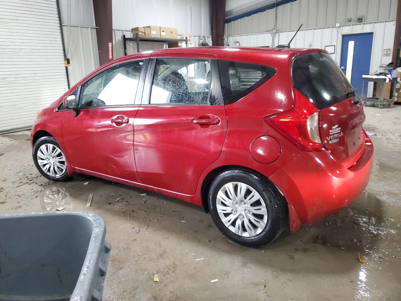 2014 Nissan Versa VIN 3N1CE2CP5EL411572 Copart auction photo, side damage thumbnail 2