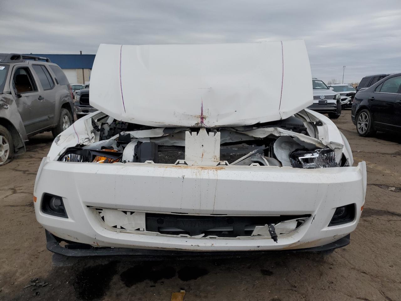 2010 Ford Mustang VIN 1ZVBP8AN4A5101587 Copart auction photo, front end / side damage thumbnail 5