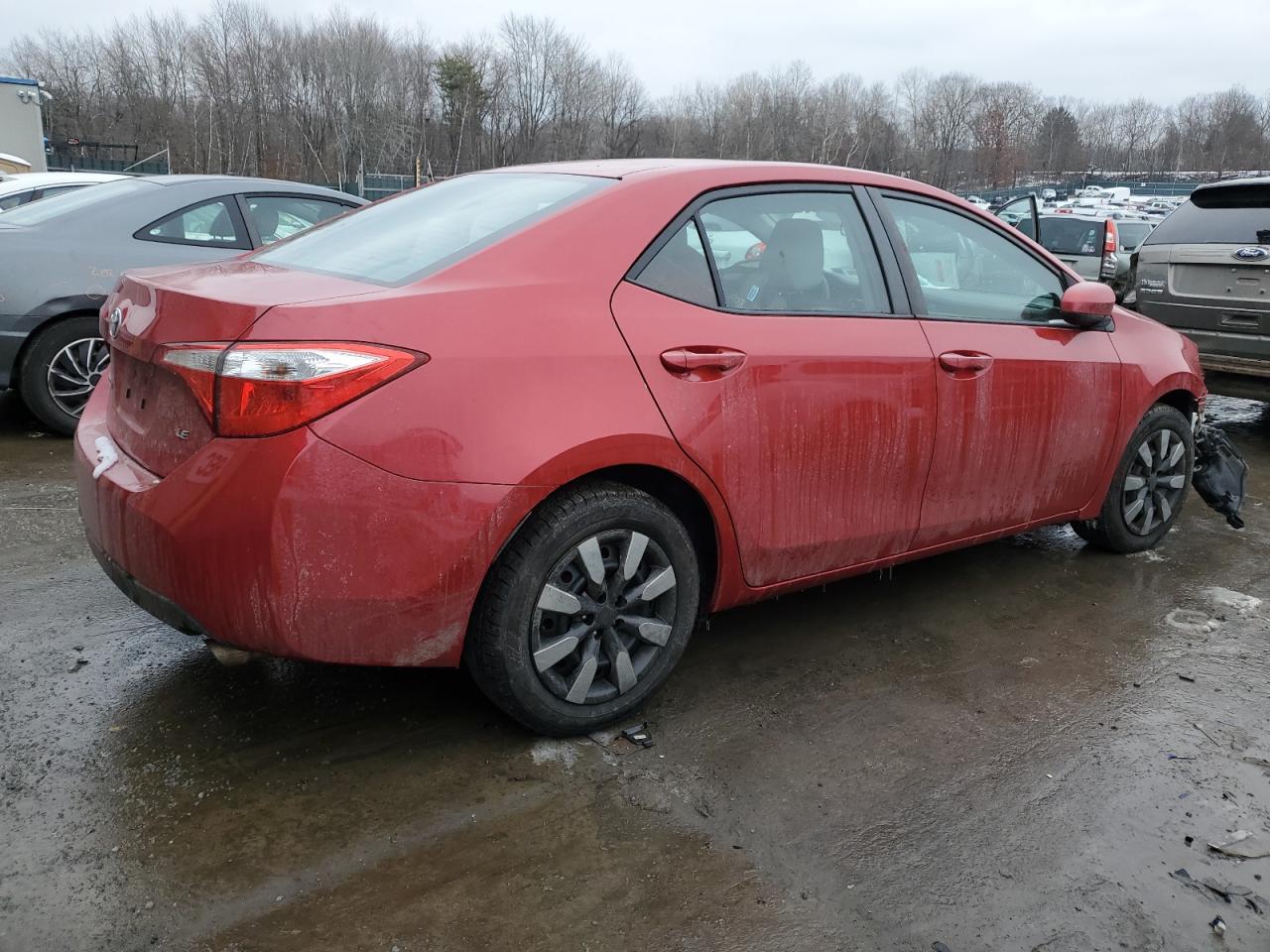 2015 Toyota Corolla VIN 2T1BURHE4FC447690 Copart auction photo, front end damage thumbnail 3