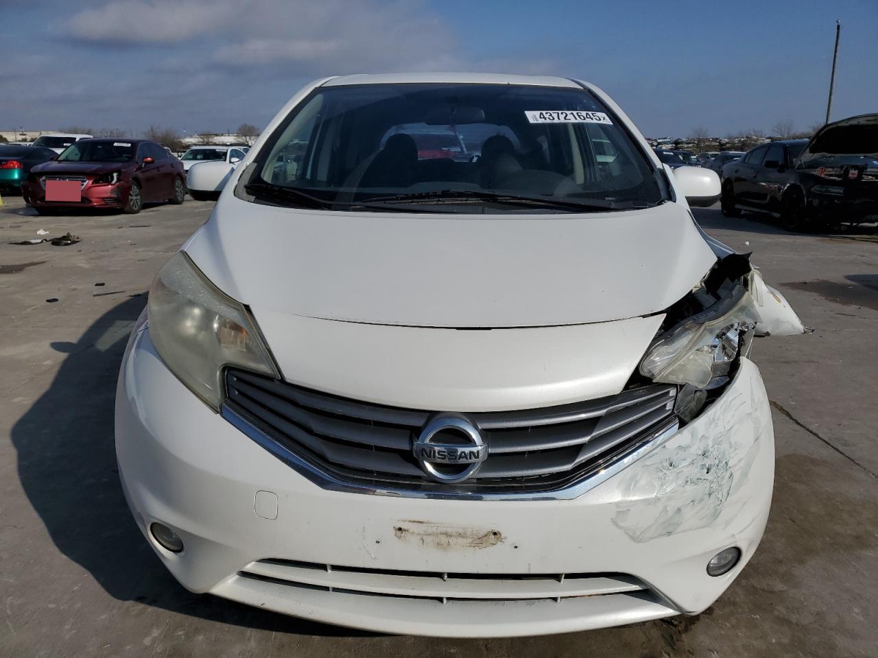 2014 Nissan Versa VIN 3N1CE2CP2EL355431 Copart auction photo, front end damage thumbnail 5