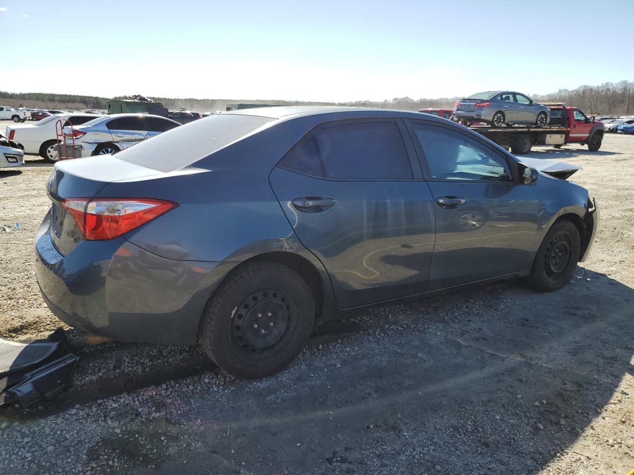 2014 Toyota Corolla VIN 2T1BURHE7EC116424 Copart auction photo, front end damage thumbnail 3