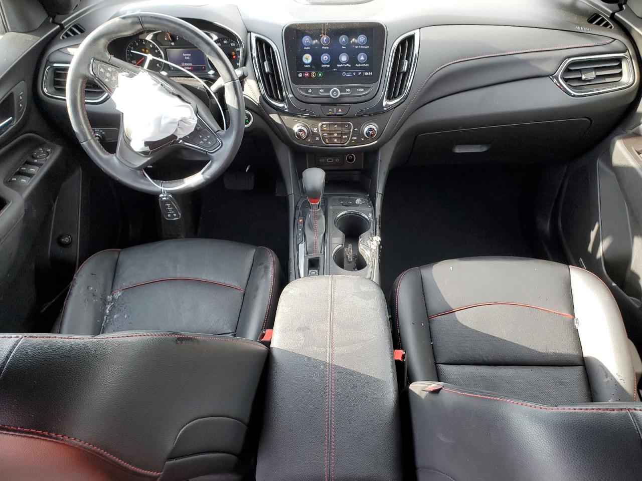 2022 Chevrolet Equinox VIN 2GNAXWEV2N6125658 Copart auction photo, front end / side damage thumbnail 8