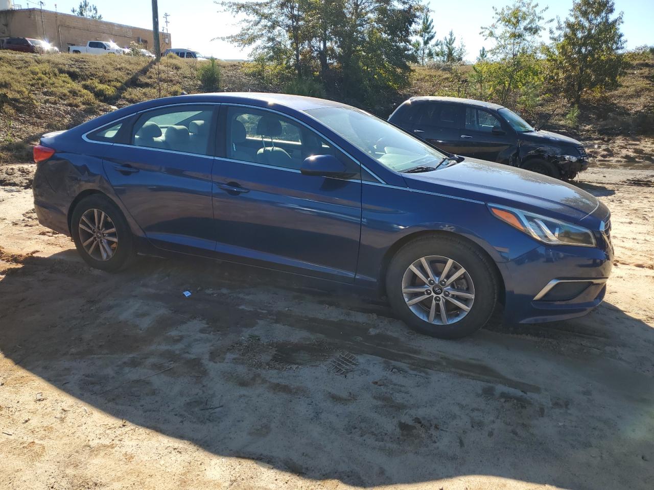 2016 Hyundai Sonata VIN 5NPE24AF1GH418378 Copart auction photo, side damage thumbnail 4
