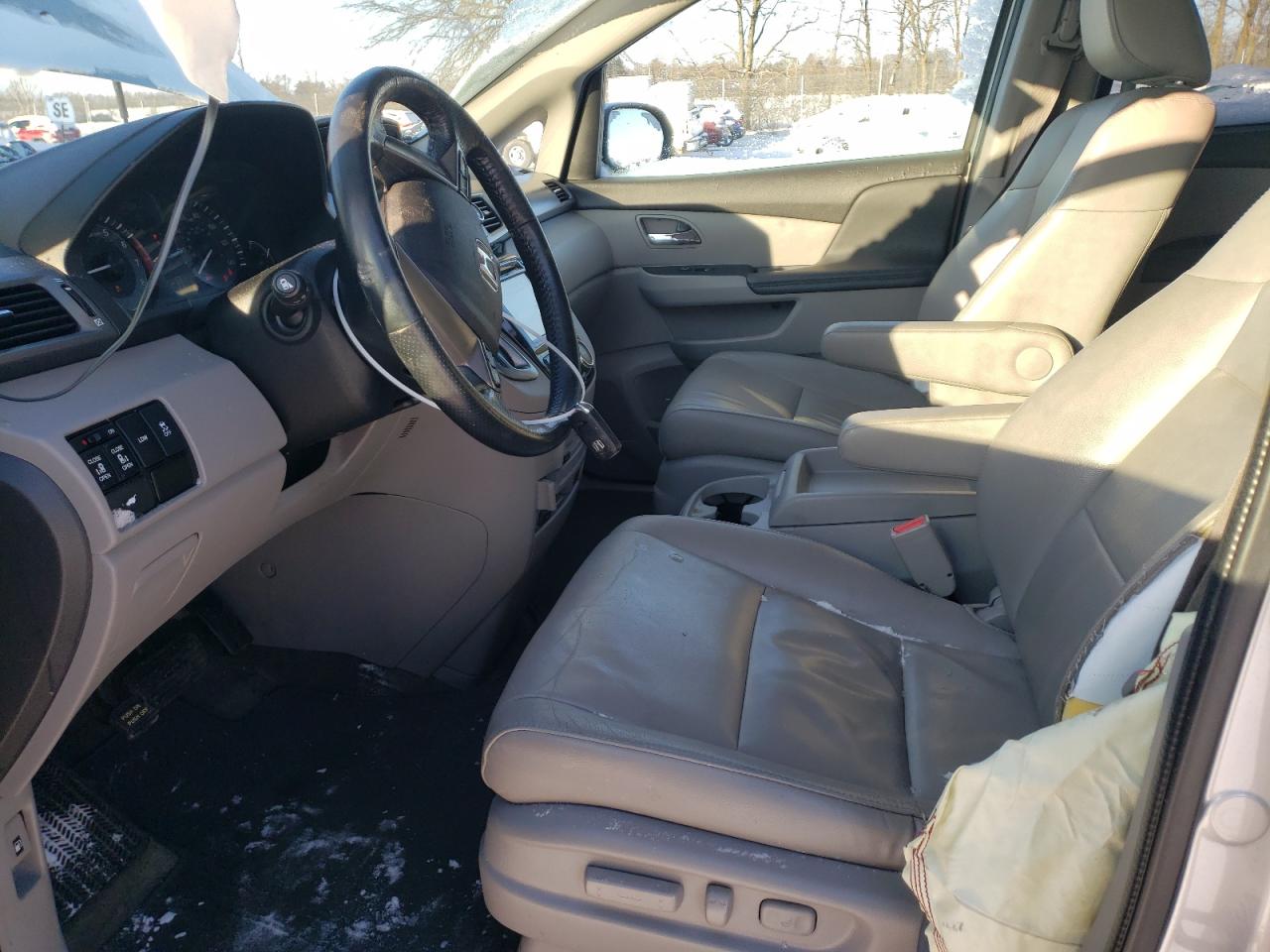 2015 Honda Odyssey VIN 5FNRL5H66FB048813 Copart auction photo, front end / side damage thumbnail 7