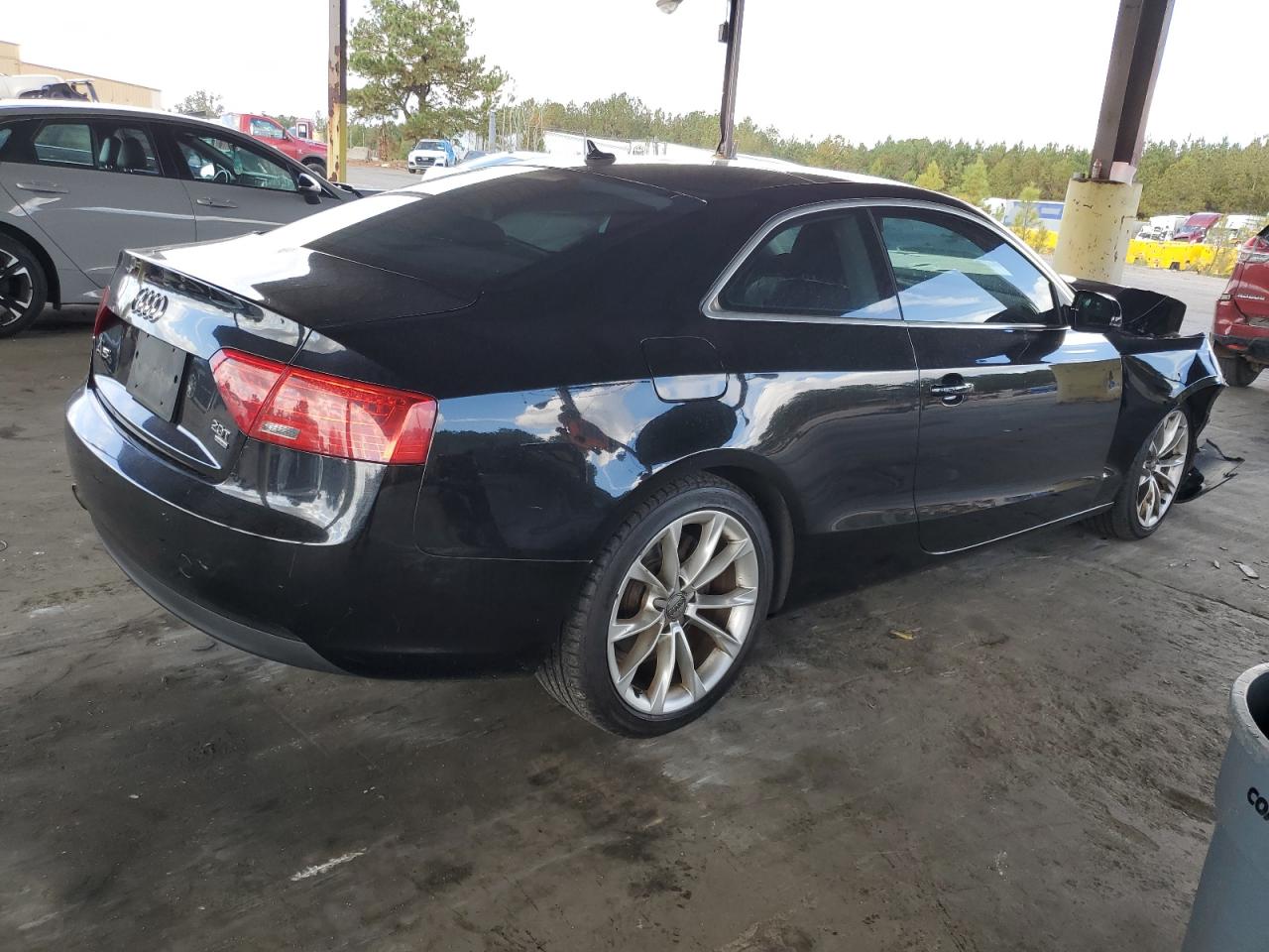 2013 Audi A5 VIN WAURFAFR9DA030354 Copart auction photo, front end damage thumbnail 3