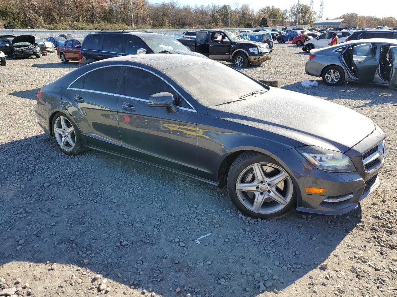 2014 Mercedes-Benz Cls-klasse VIN WDDLJ7DB0EA093933 Copart auction photo, front end damage thumbnail 4