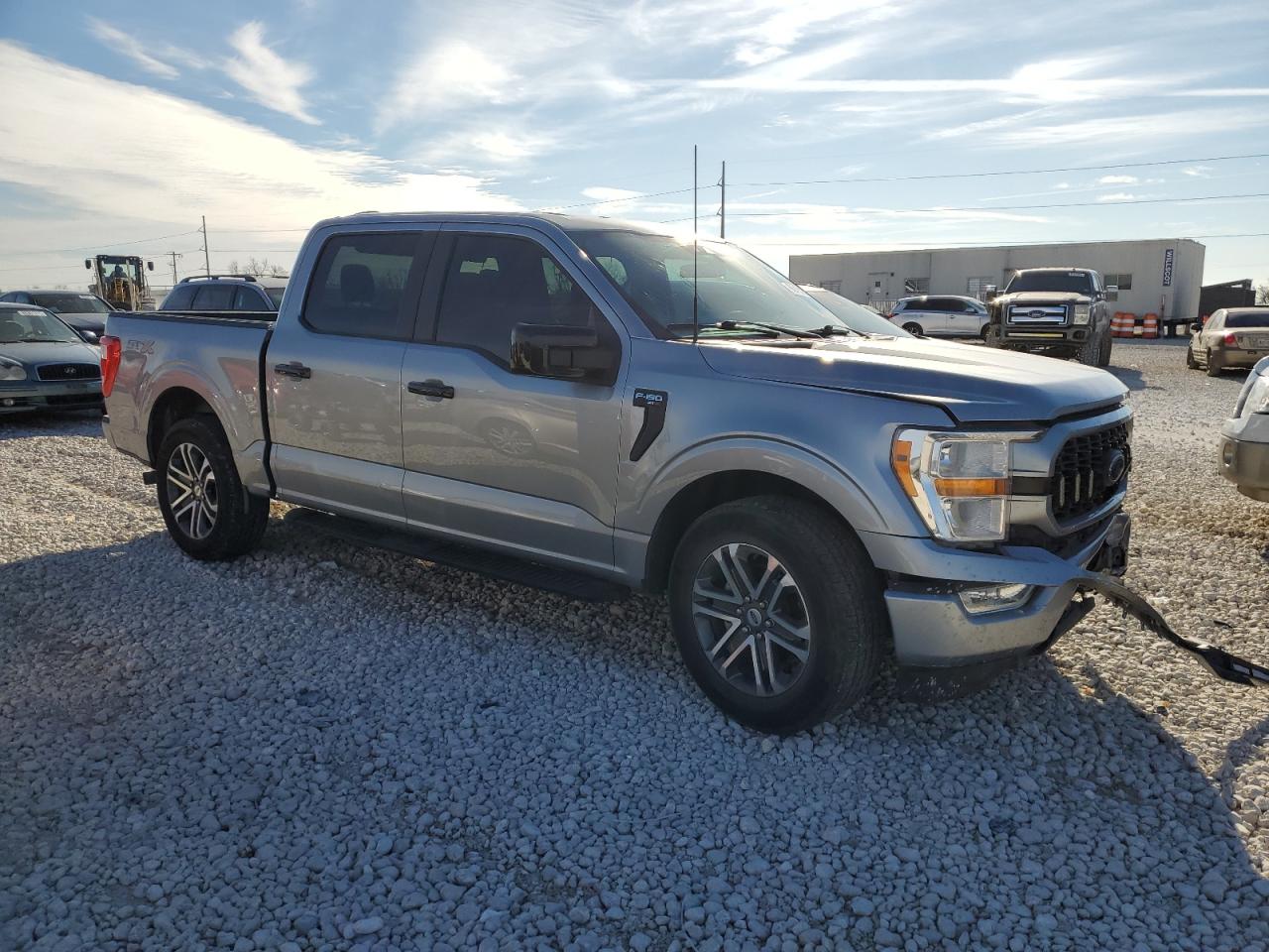 2022 Ford F-150 VIN 1FTEW1CP2NKE25668 Copart auction photo, front end damage thumbnail 4