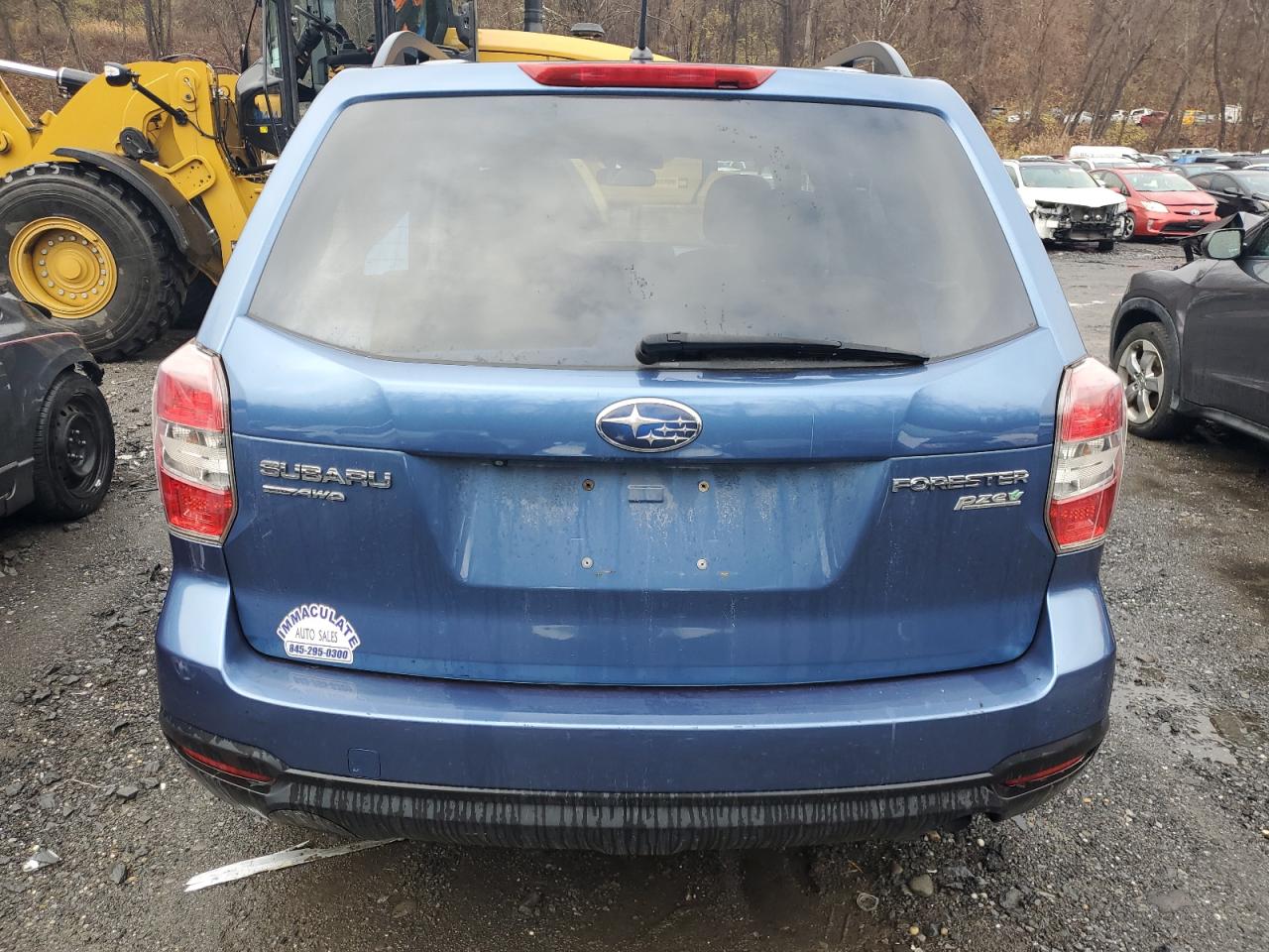 2015 Subaru Forester VIN JF2SJADC3FH814770 Copart auction photo, side / minor dent/scratches damage thumbnail 6