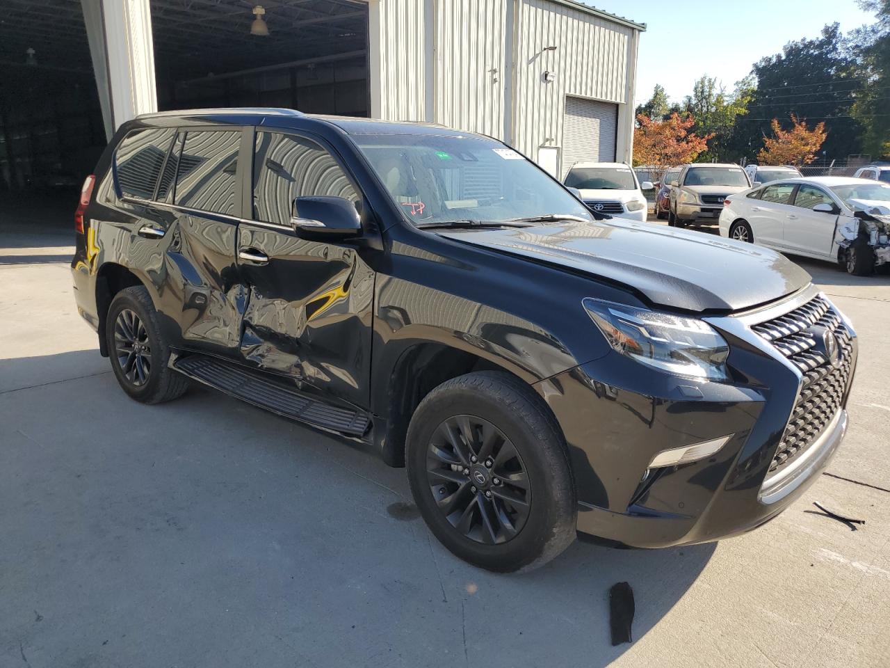 2022 Lexus GX VIN JTJAM7BX4N5324202 Copart auction photo, side damage thumbnail 4