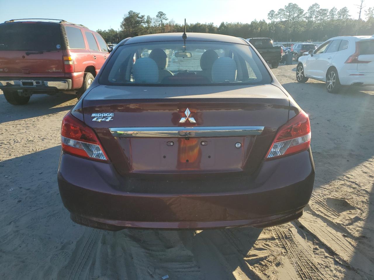 2020 Mitsubishi Mirage VIN ML32F3FJ5LHF07450 Copart auction photo, front end / side damage thumbnail 6