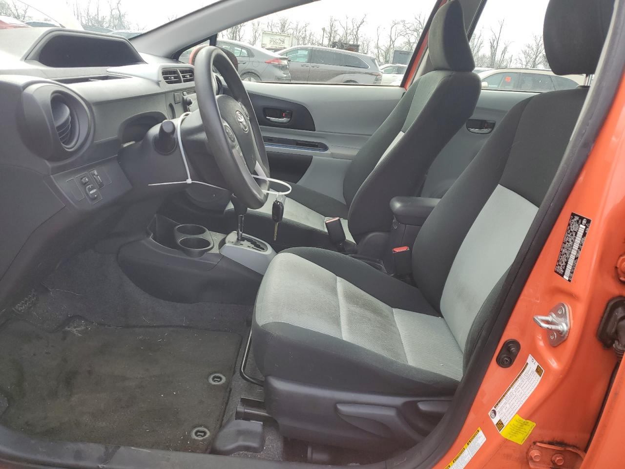 2012 Toyota Prius VIN JTDKDTB32C1012512 Copart auction photo, front end damage thumbnail 7
