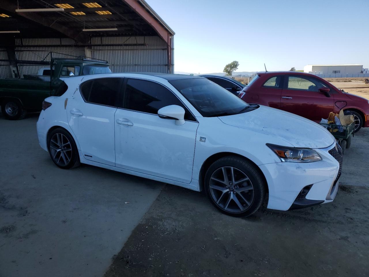 2015 Lexus CT VIN JTHKD5BH1F2229277 Copart auction photo, rear end / top/roof damage thumbnail 4