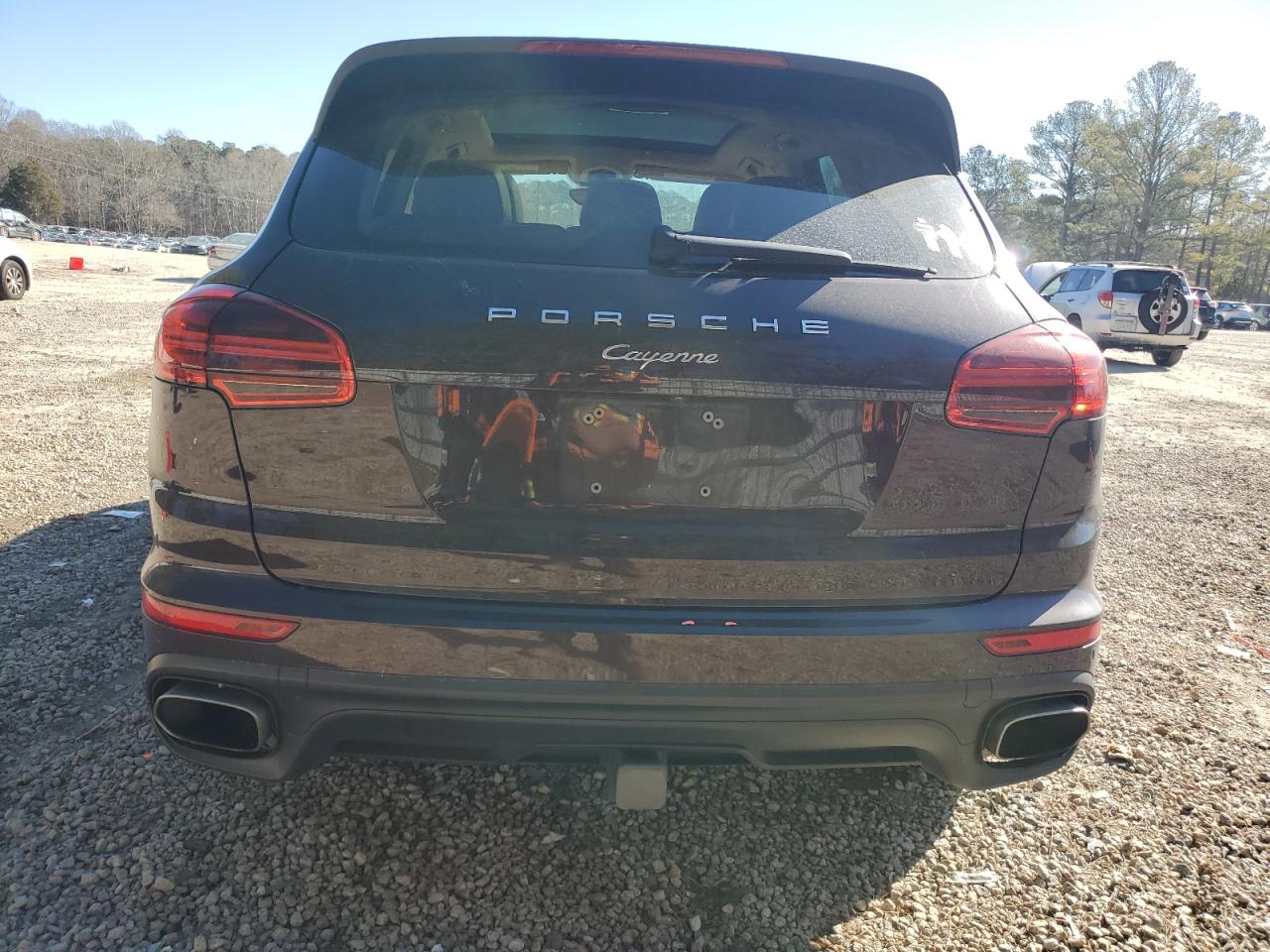 2017 Porsche Cayenne VIN WP1AA2A26HKA87141 Copart auction photo, frame damage / front end damage thumbnail 6