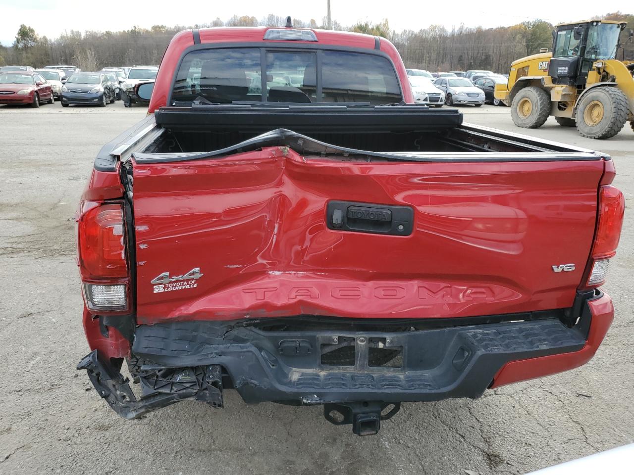 2020 Toyota Tacoma VIN 3TMCZ5AN0LM334038 Copart auction photo, rear end / front end damage thumbnail 6