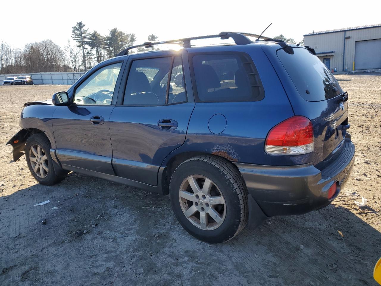 2006 Hyundai Santa Fe VIN KM8SC13D16U098134 Copart auction photo, front end / rear end damage thumbnail 2